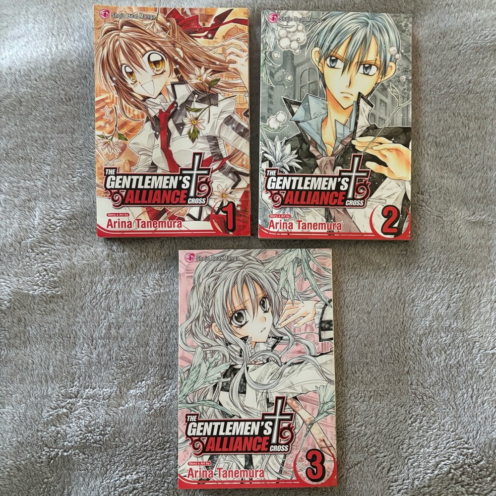 The Gentlemen's Alliance Cross vol. 1,2,3 by Arina Tanemura.